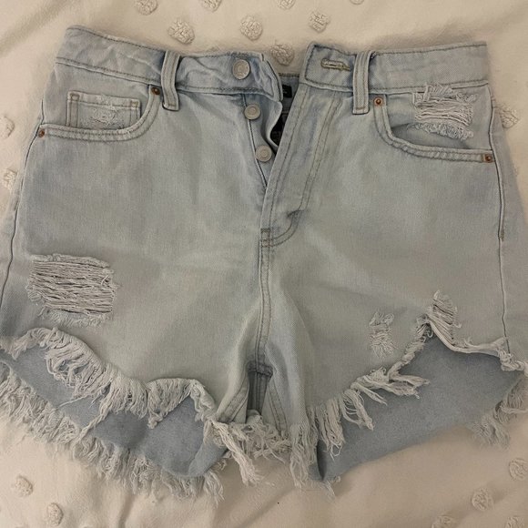 denim shorts